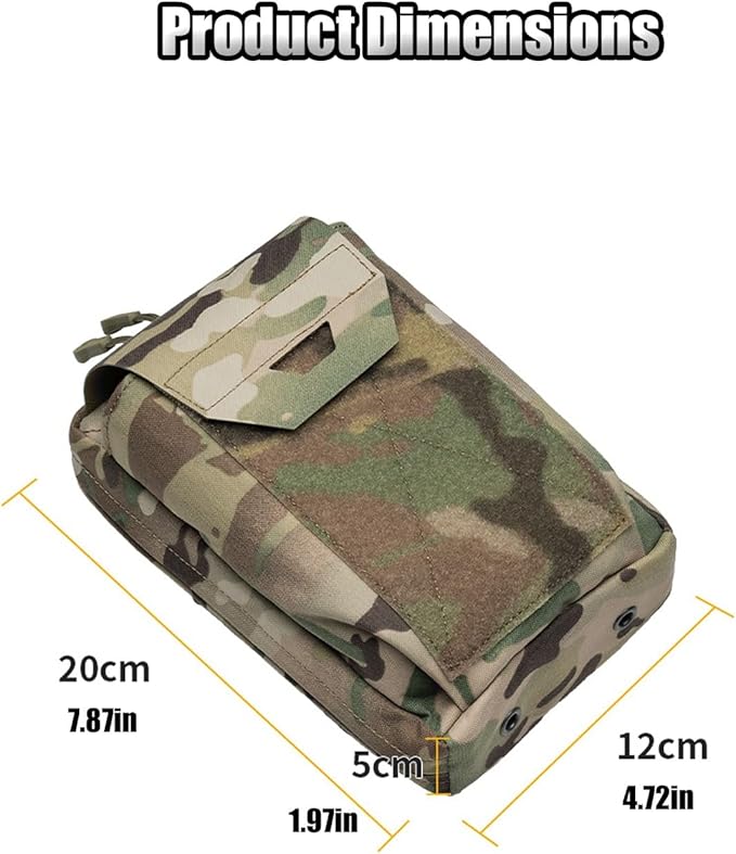 Tactical Dump Pouch MOLLE Accessories Carry Pouches Belt Outdoor Storage Waist Pack for Party Travel Hiking