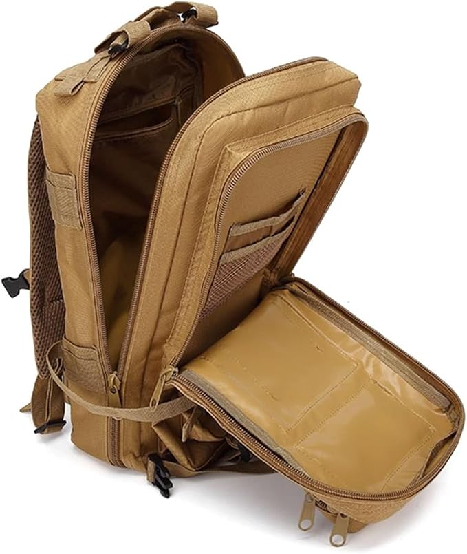 Camping Backpack Hiking Backpacks 30L Camping Backpack Military Tactical Assault Backpack Army Outdoors Bag Lightweight Travel Backpack for Outdoor Camping Hunting Rucksacks (Schwarz)