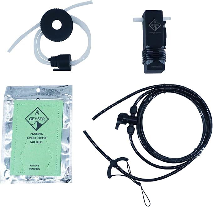 Geyser System Portable Camping Shower &amp Cleaning Kit for Camping Backpacking Overlanding &amp Outdoor Recreation
