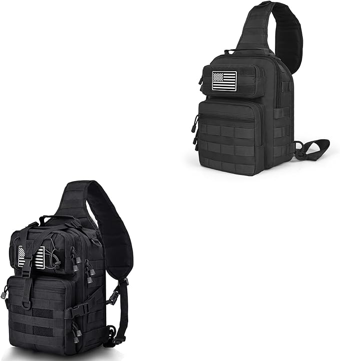 HAOMUK Tactical Sling Bag and Small Tactical Bag