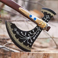 WAZIR Crafts 35 Handmade Kratoss Viking Axe God of War Viking Axe Cosplay Axe Cosplay Armor Cosplay Weapon Prop Replica Kratoss Weapon (WCA-026)