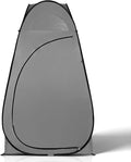 Pop Up Pod - Privacy Shower Tent with Carry Bag Dressing Room Instant Portable Toilet Stall for Camping Beach or Tailgate (Grey)