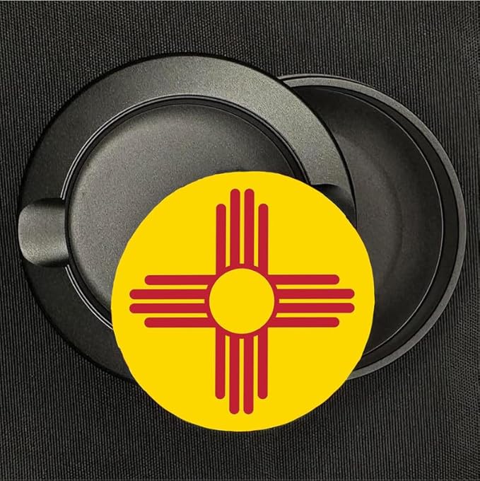 Metal Zyn Container - Metal Zyn Holder - Zyn Metal Can - Metal Container for Zyn Holder - Metal Zyn Can Golf Gifts for Him - Zyn Containers for Golf - New Mexico State Flag
