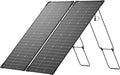 EF ECOFLOW 2PCS 125W Solar Panels 250W Bifacial Rigid Modular Solar Panel Up to 25% Efficiency with IP68 Waterproof Rate Adjustable Support and Solar Angle Guide for Camping RVs &amp Home