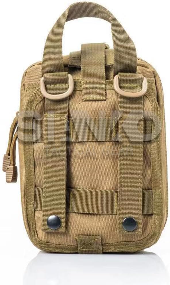 Tactical Molle Medical First Aid PouchEMT IFAK EDC Tools Phone Holder Case BagOutdoor Airsoft Hunting Vest &amp Belts Accessory Pack (Multicam)
