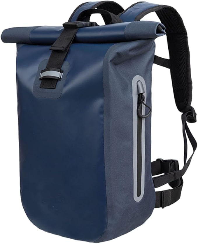Roll up Top Backpack Waterproof Dry Bag 20 L Pouch Tear Resistant Storage Bag for Kayak Rafting Fishing Ski Sailing