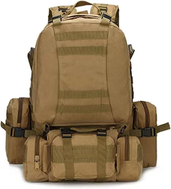 Tactical Backpack 50L Molle Daypack Men 4 in 1 Military Bag Outdoor Sport Hiking Climbing Army Camping Bags
