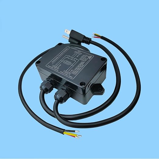 ATS AC 120V Auto Transfer SwitchAutomatic Transfer Switchfor Emergency Lights Water Pumps Monitoring etc(bicut AC).