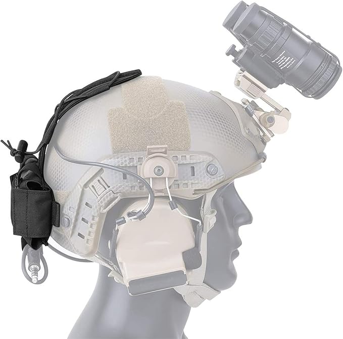 Tactical Helmet Battery Pouch Counterweight Bag Helmet Battery Pack with Hook and Loop for Airsoft CSOutdoor