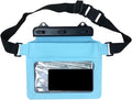 Waterproof Dry Bag Waterproof Dry Bag Pouch for Phone Bag Adjustable Waist Strap Shoulder Bags Underwater Case for Beach Swimming Boating Fishing for SwimmingBoating(Blue)