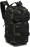 Military Tactical Backpack Rucksacks 3 Day Assault Pack Army Bag for Hunting Trekking Camping Outdoor (CP Black)