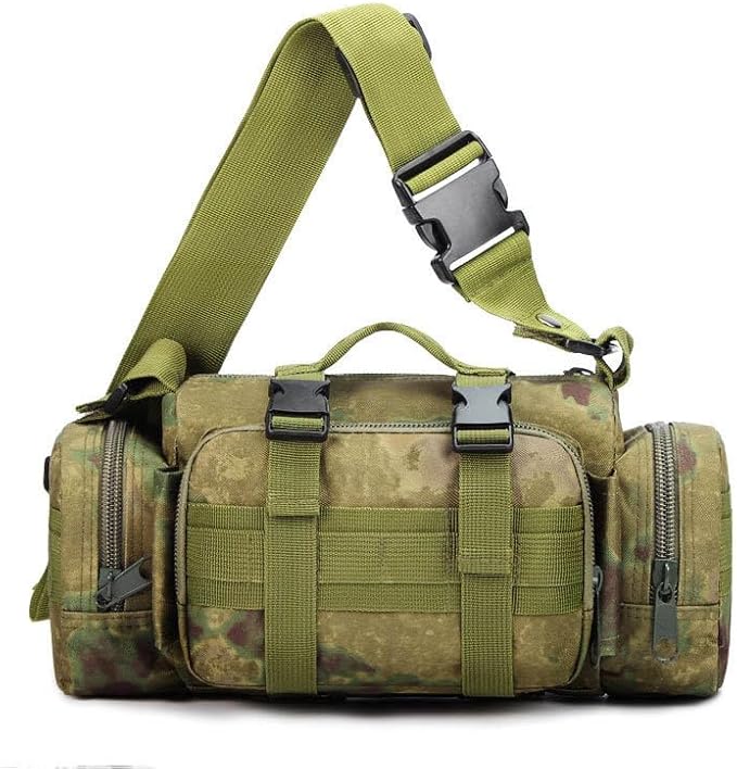 Outdoor Sports Hiking Pack Range Bag Molle Camouflage Tactical Camera Gear Bag - A-TACS FG