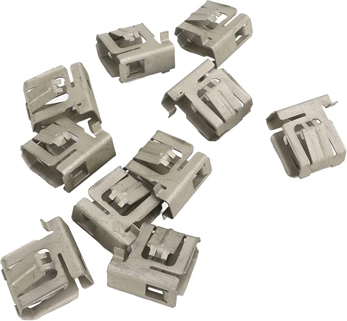 10 Pcs Solar Rail Mounting Bracket Wear Spring Steel Quick Assembly Solar Panel Installation BuckleSolar Panel Mounting Bracket Solar Wind Power Parts