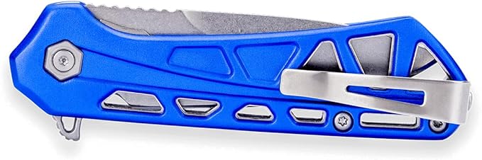 Buck Knives 812 Trace Partially-Serrated Pocket Knife Blue