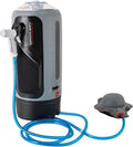 Portable Pressure Outdoor Camping Shower Bag with Air Pump Shower Head Hose12L Solar Absorbing 3-Gallon Water TankDurable and Waterproof Shower Equipment