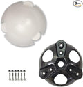 Small Wind Turbine Wheel Hub and Cap 3 Vanes Blades Screws &amp Nuts Kit for Horizontal Wind Turbine Generation DIY 100W to 1000W Small Windmill Accessories Parts (3 blades)