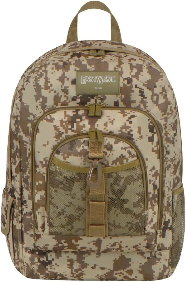 East West U.S.A BC104 Digital Camouflage Military Sports Backpack
