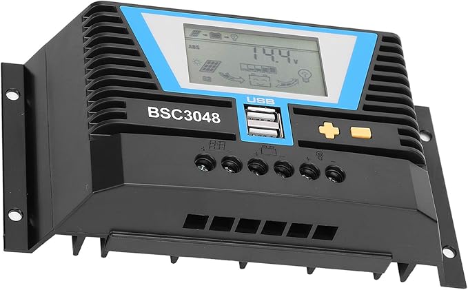 30A 12V/24V/36V/48V Solar Controller for Variety Batteries BSC3048 Charging Control Intelligent Regulator
