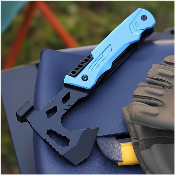 Multifunctional Axe Pliers Combination Knife Bit Outdoor Camping Bottle Opener Home Tool(F)
