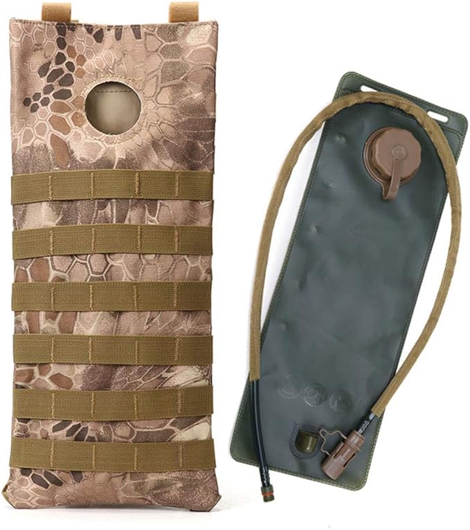 Outdoor Sports Hiking Bag Tactical Assault Combat Camouflage Tactical Molle Water Pack 2.5/3L Hydration Pack