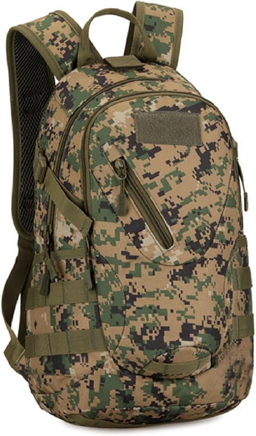 20L Tactical MOLLE Assault Backpack Military Rucksack Daypack for Trekking Cycling Jungle Camo