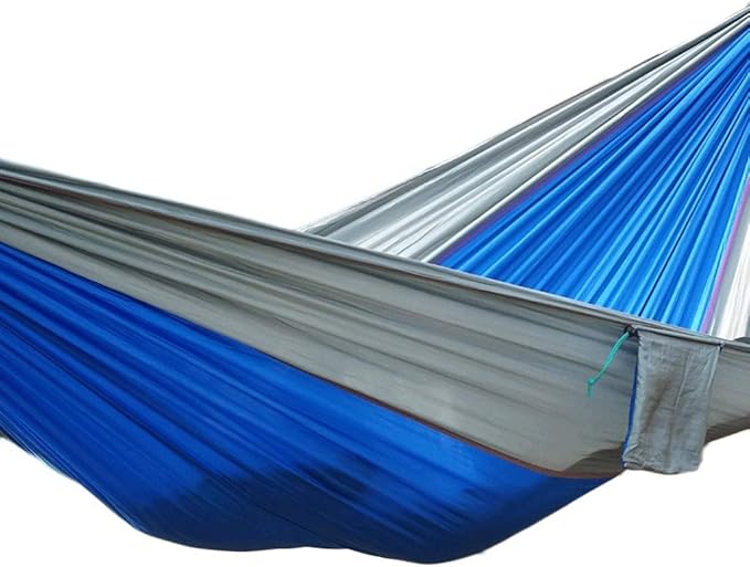Portable Hammock Outdoor Double Camping Hammock Lightweight Nylon Parachute Hammocks for Patio Backyard for Backpacking Beach (Color : K Size : 270X140cm)