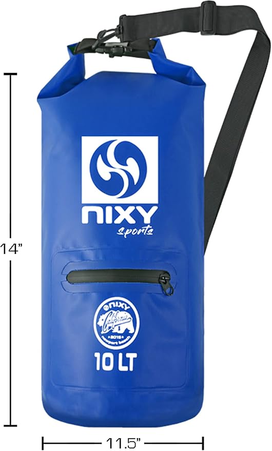 NIXY Premium 20L/30L Dry Backpack Accessory - Spacious Waterproof Storage Solution for All Your Outdoor Adventures Paddleboarding Kayaking Camping &amp More (Orange 20L)