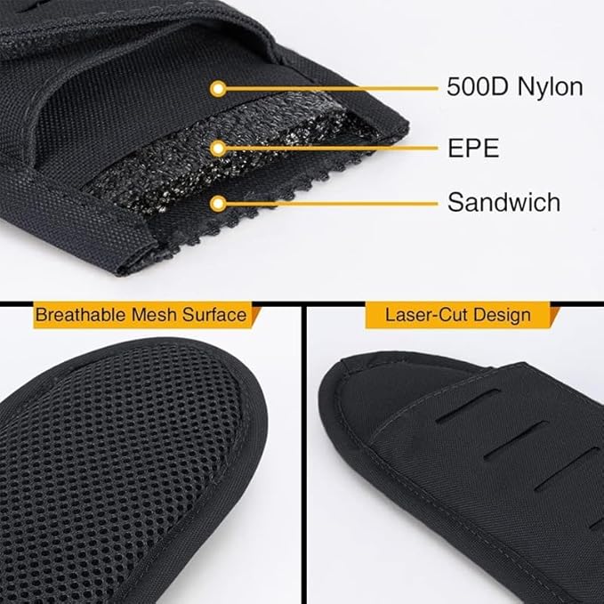 2 Pack Tactical Shoulder Pads Vest Universal Removable Protection Pad for Backpack Shoulder Strap Outdoor Traveling Bags