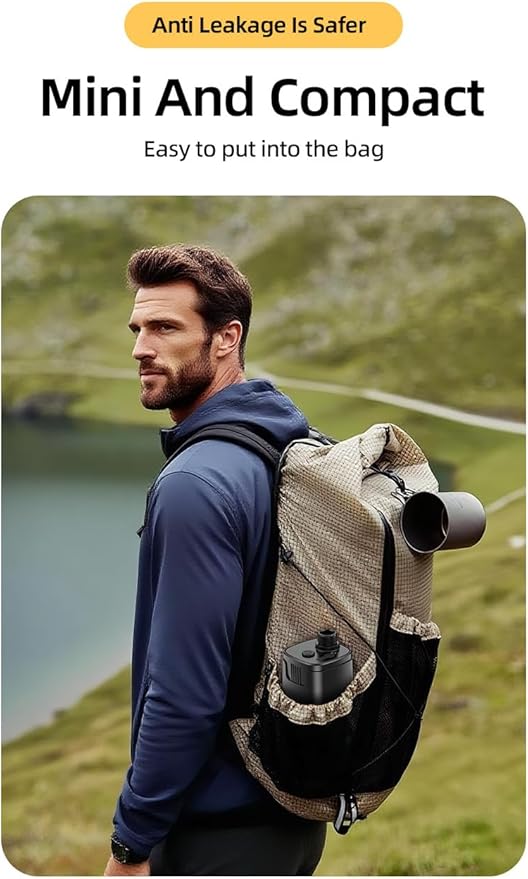 Portable Camping Shower Outdoor Camp Shower PumpUpgrade Rechargeable Electric Shower Pump with Intelligent Multiple Spray Modes for Camping Hiking TravelingRV