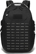 Military Tactical Backpack for Men Military Molle Pack Daypack 3 Day Assault Pack Rucksack Bag (Black)