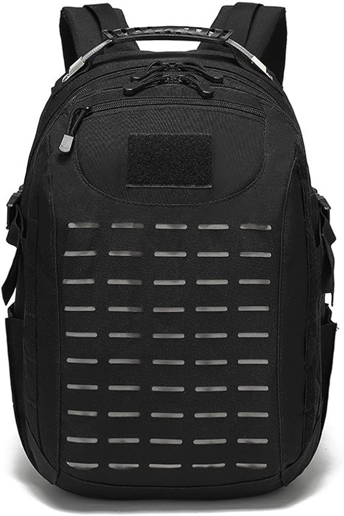 Military Tactical Backpack for Men Military Molle Pack Daypack 3 Day Assault Pack Rucksack Bag (Black)