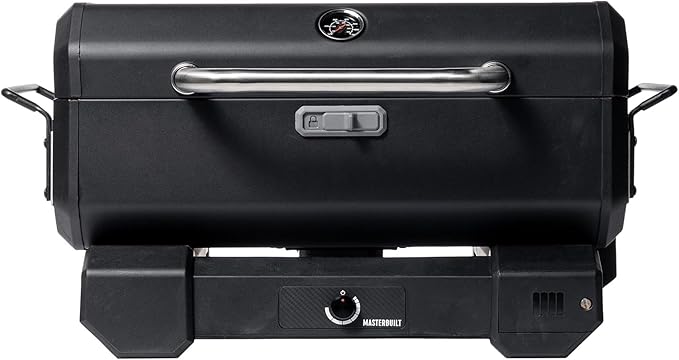 Masterbuilt® Electric Portable Charcoal Grill and Smoker with SteadyTemp Analog Temperature Control with 200 Cooking Square Inches in Black Model MB20040722