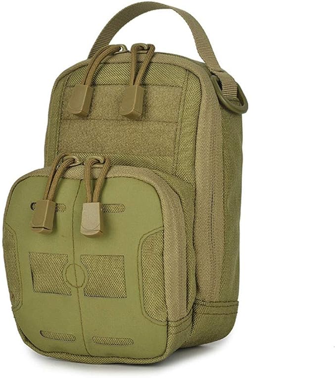 Sunnystacticalgear Outdoor Sports Hiking Sling Pack Camouflage Tactical Molle Shoulder Bag - Tan