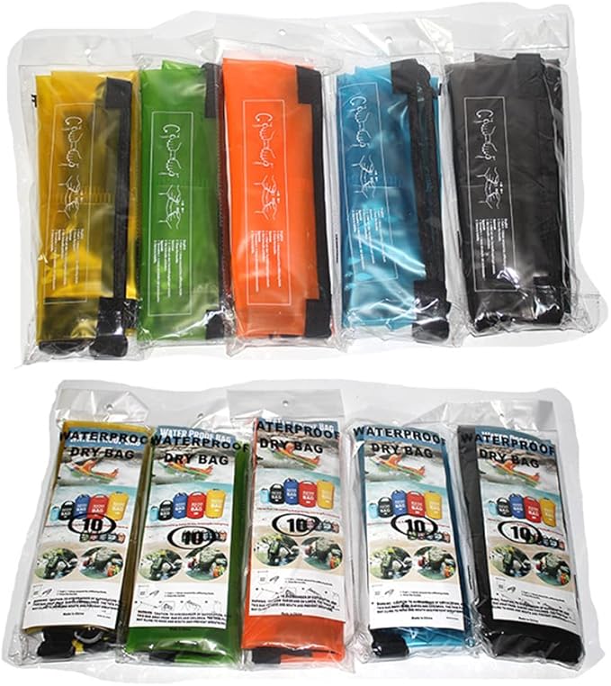 Guojiang 10/20L Waterproof Dry Bag PVC Storage for Case for Boating Floating Outdoor Swimming Kayaking Drifting Tool Floating Kayaking Drifting Too