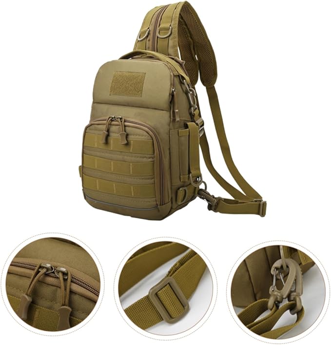 balacoo Outdoor Oxford Cloth Camping Bag Large Duffle Backpack Men Tactical Knapsack Tools Organizer