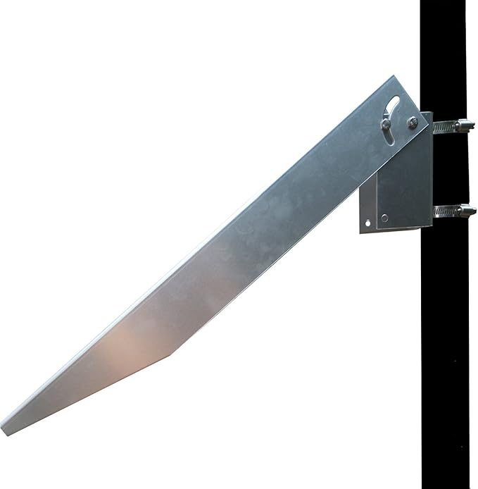 Solar Panel Pole Mount Kit Single Arm Pole-wall Mounting Brackets Support Solar Panels from 5W to 50W