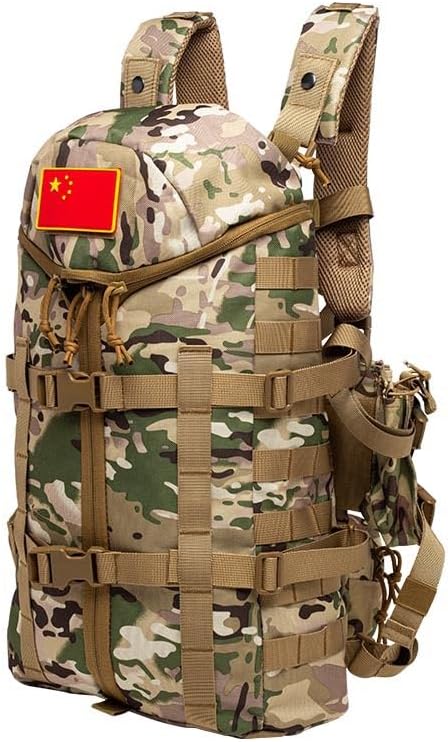 Tactical Backpack Military Molle Hiking 20-35L tactical outdoor riding shooting hiking bag camouflage camouflage