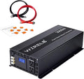 WZRELB Pure Sine Wave Inverter 3000W 24VDC to 120VAC Solar Power Peak 6000W Converter Truck RV Home LCD Display Black (LN300024)
