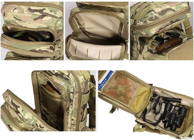 Outdoor Sports Pack Hiking Bag Tactical Rucksack Camo Knapsack Combat Camouflage Tactical Backpack