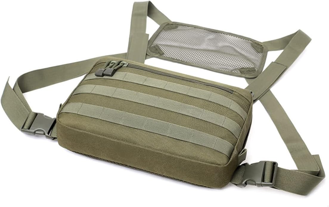 Men's Tactical Chest Bag High-grade Capacity Ventilated for Outdoor Sports