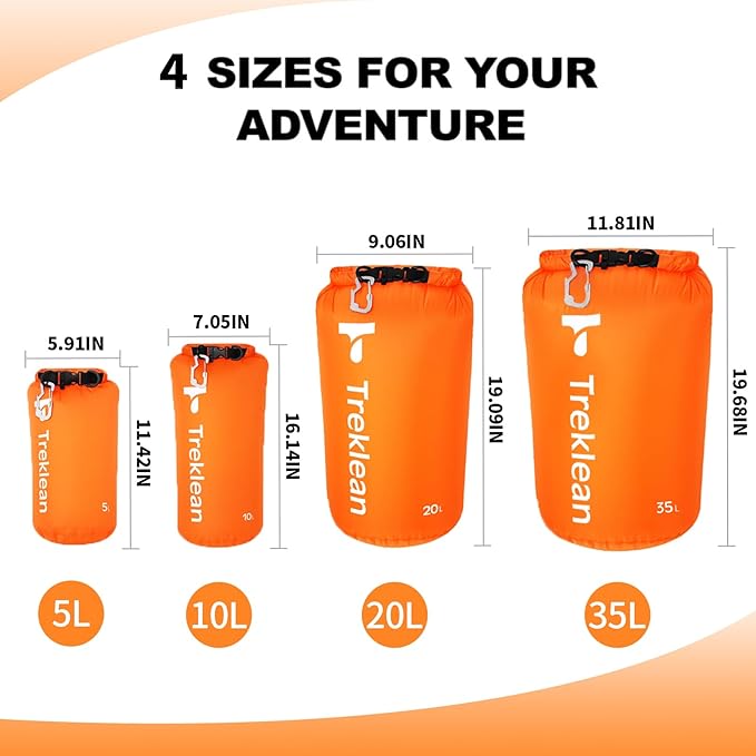 Dry Bag Waterproof Floating and Lightweight Dry Bags Roll Top Sack Keeps Gear Dry for Kayaking Rafting Boating Swimming Camping Hiking Beach Fishing outdoor