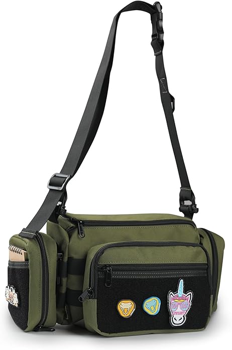 VIPERADE CHW3 Tactical Molle Bag with 3 Detachable Pouch EDC Pouch Organizer for Men 4 in 1 Sling Shoulder Crossbody Bag