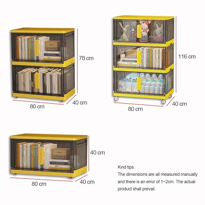 Plastic Storage Box with Lid Clear Storage Box with Lid and Wheels 1/2/3 Packs Stackable Storage Boxes Nestable Container for Bedroom Living Room Office