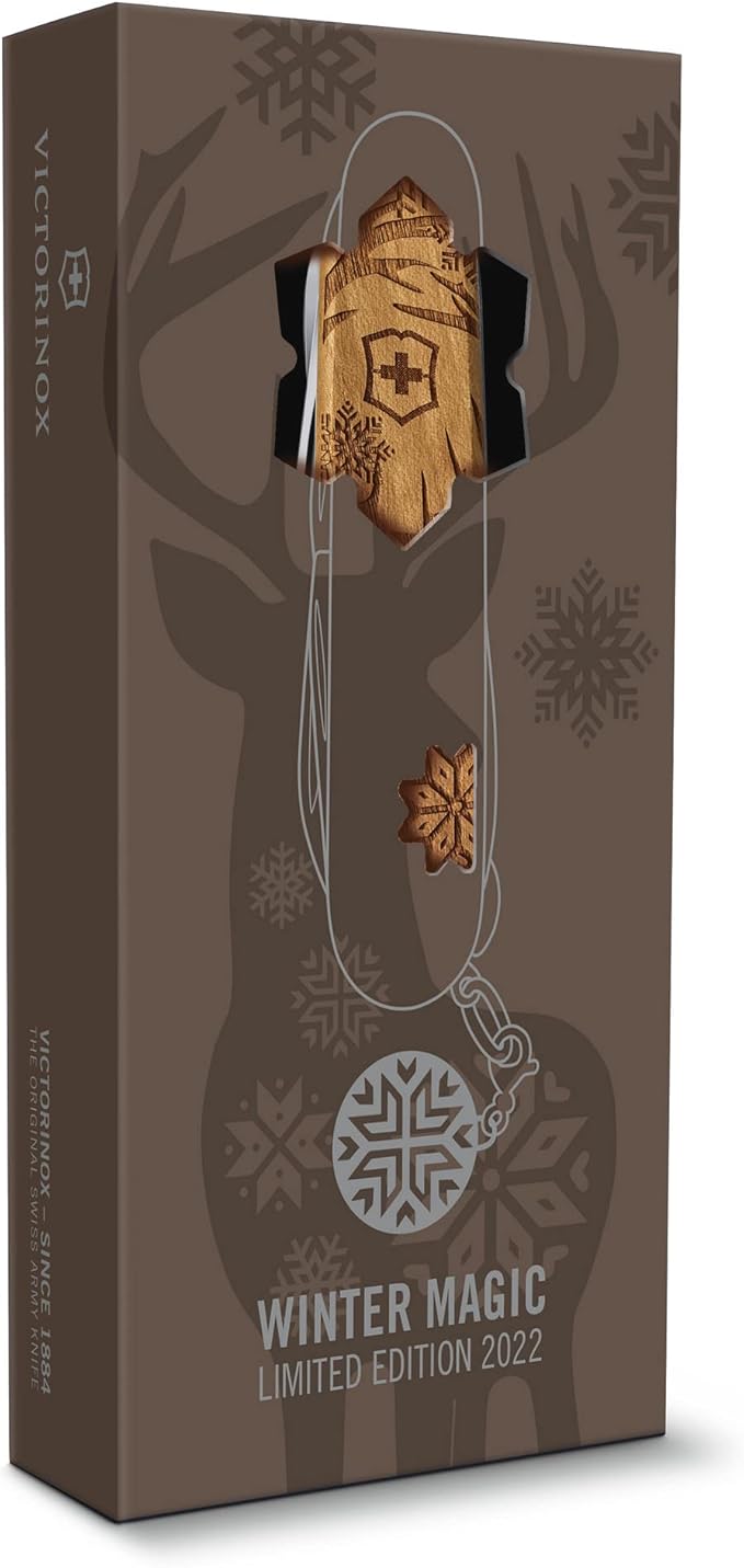 Victorinox Super Tinker Wood Winter Magic 2022 Limited Edition 12 Function Pocket Knife