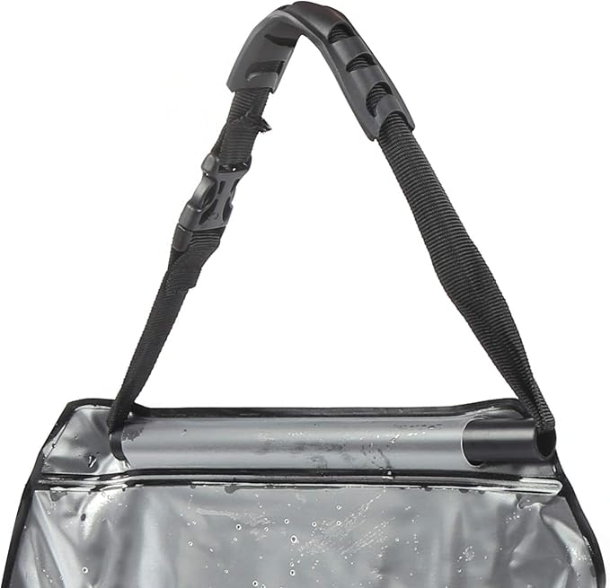 20L Outdoor Solar Power Shower Bag Camping Portable Sun Heated Bath Bag with Shower Heads
