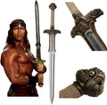 Conan The Barbarian Sword42 '' Handmade Atlantean Swords 1095 Carbon Steel Brass Fittings Full Tang Cow Hide Leather Sheath Viking sw0rd of King 7.5 lbs Gifts for Men (Conan Atlantean Sword)