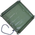 Focket Portable Shower Pan Foldable Design Outdoor Shower Base Camping with Detachable Drain Pipe for Camping RV Beach Indoor Use (OD Green 80x80x10cm / 31.5x31.5x3.9in)