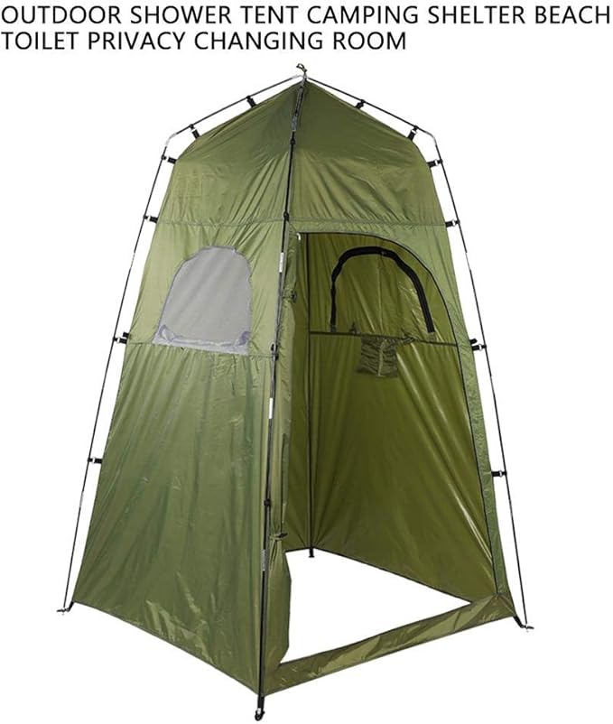 Zerone Portable Outdoor Shower Tent Modern Style 2 Person Windproof Portable Bathroom Shower Travelling Beach