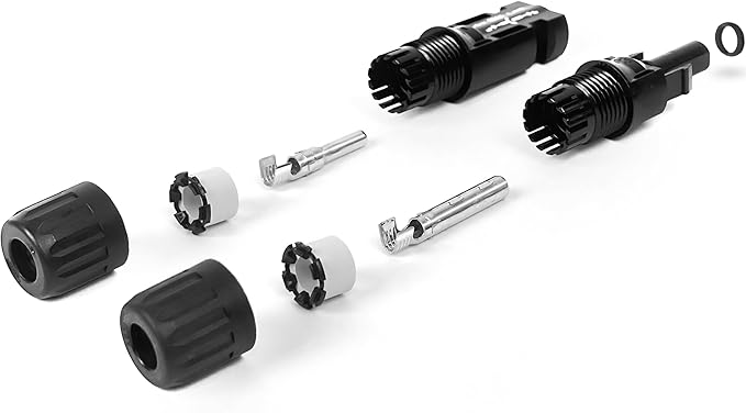 Staubli MC4 Male &amp Female Solar Panel Connectors (10 Pairs) – for PV Cable Made in USA