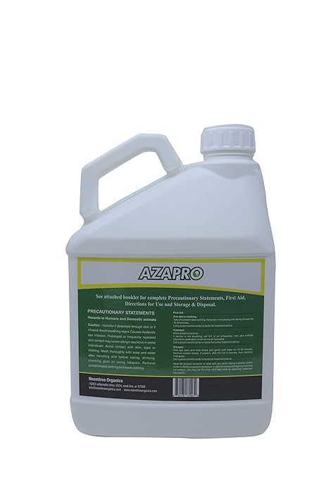 Azapro - Botanical Insecticide - Pest Management and Growth Control Concentrate for Organic Gardening (1 Gallon)